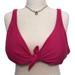 J. Crew NWT Pink Swim Front Knot Top Women Various